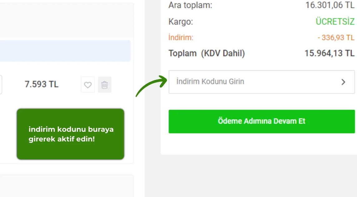 Koçtaş indirim kodu nasıl kullanılır?